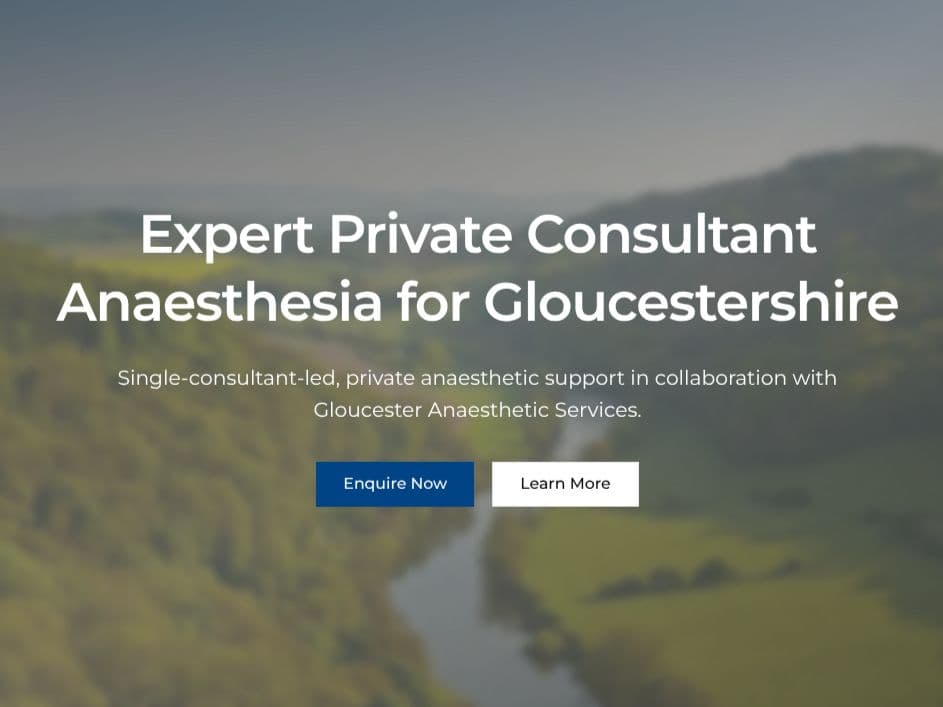 Ravenscroft Anaesthetic Services Wrebsite