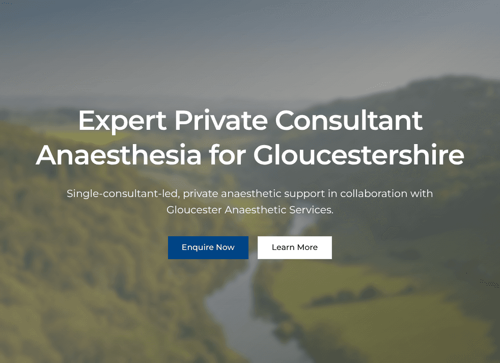 Ravenscroft Anaesthetic Services Hero